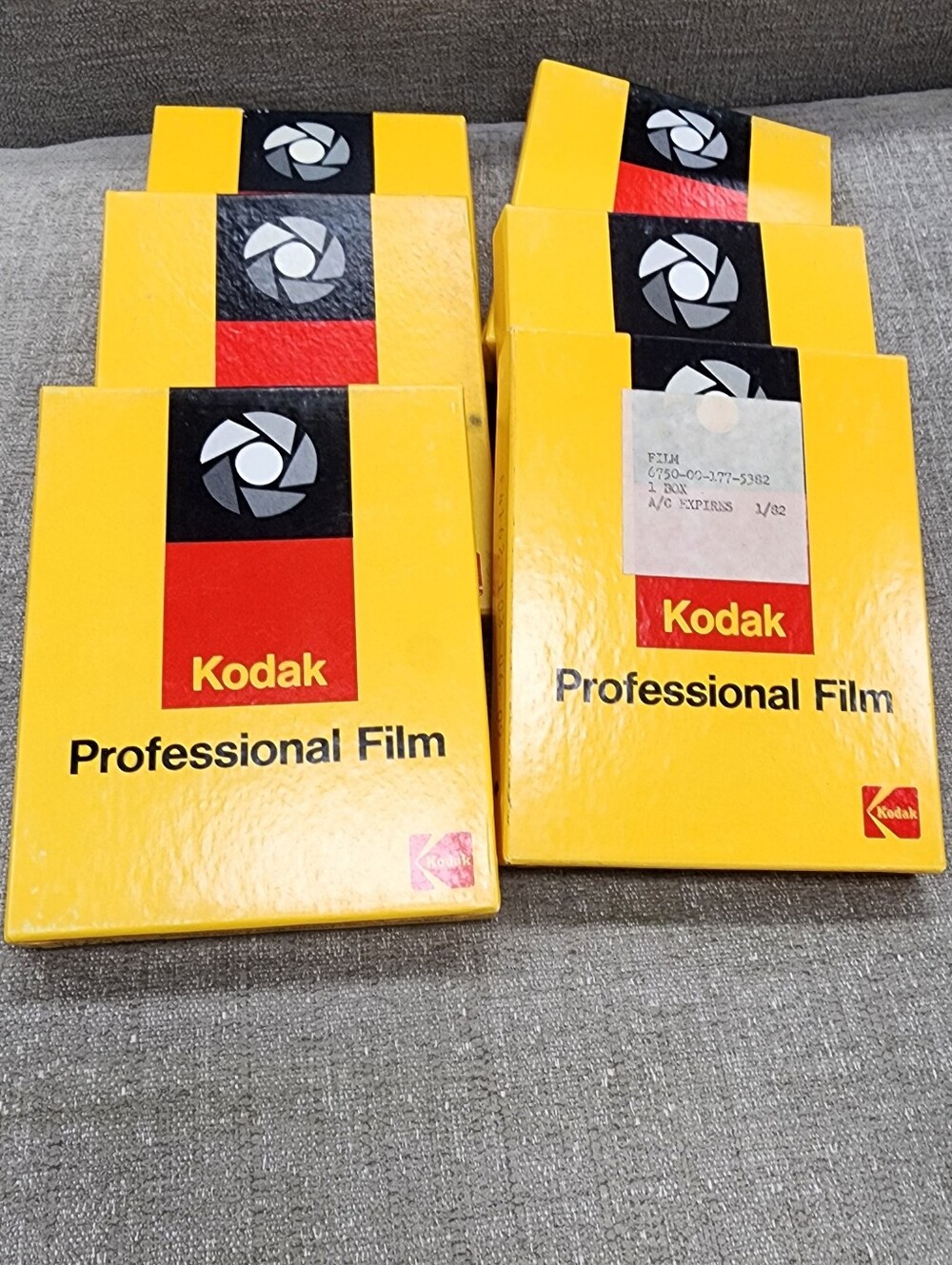 Kodak Professional Film Pack in Yellow with Red and Black Accents